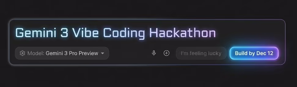 AI News: Google Hackathon Entry Page Screenshot