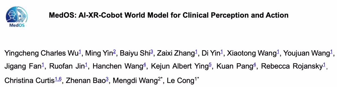 AI News: MedOS Medical World Model Architecture Diagram