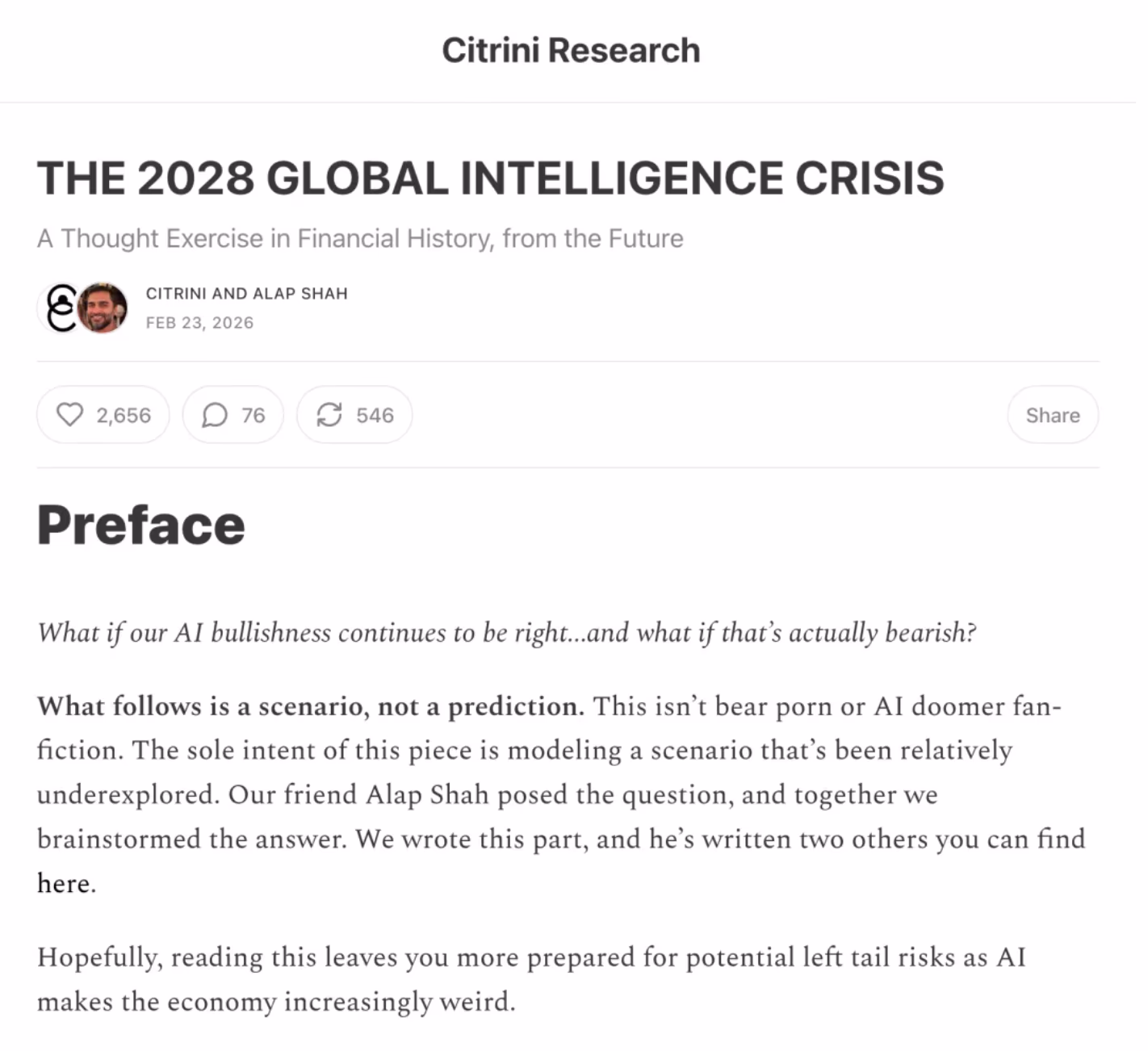 AI资讯：深度推演AI全面胜利后对人类经济秩序冲击的分析配图