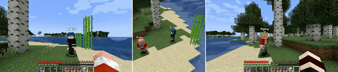 AI资讯：Solaris模型生成的两名玩家第一人称同步游玩画面对比