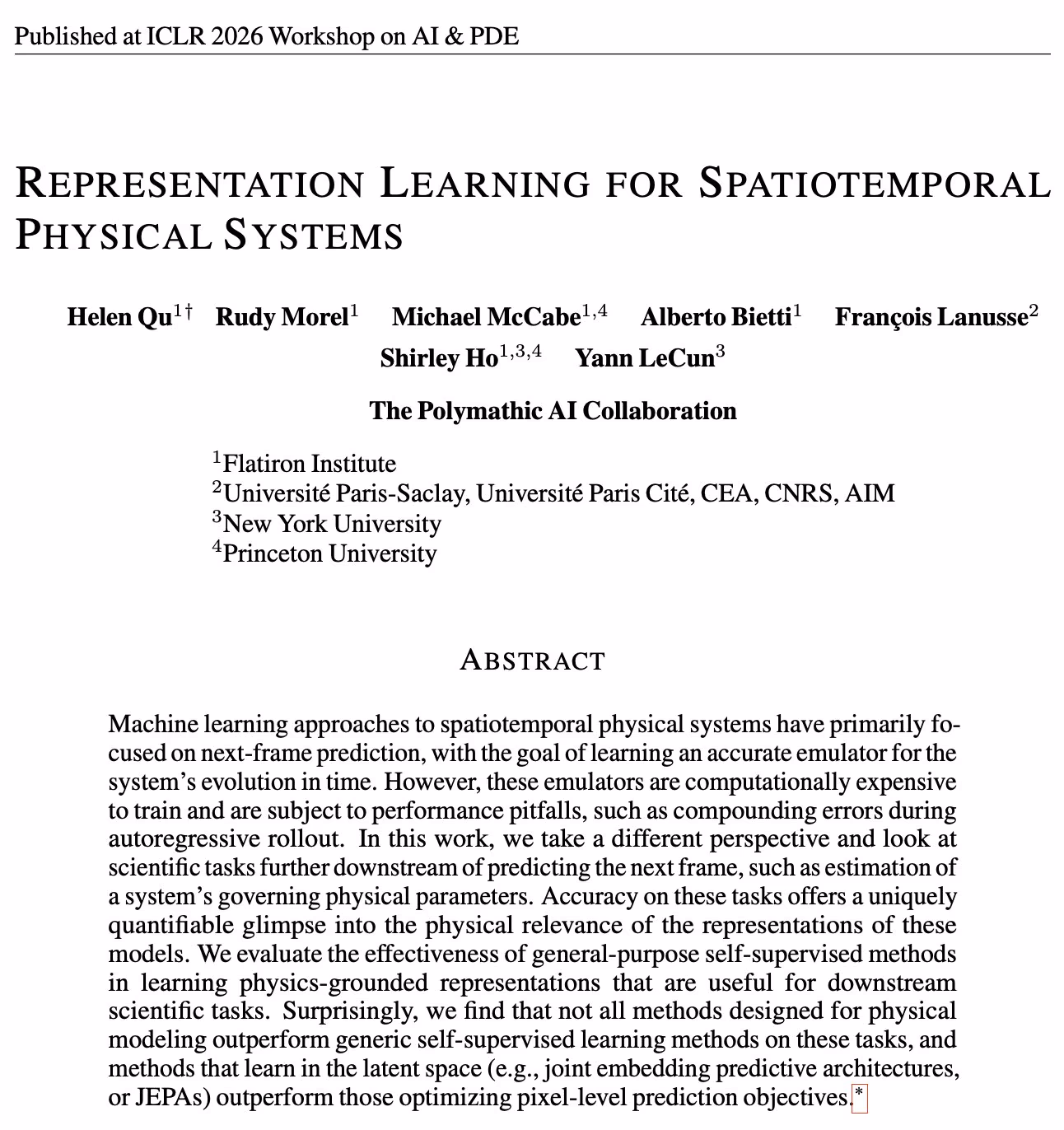 AI资讯：研究展示通过潜空间自监督学习模拟物理系统运动轨迹