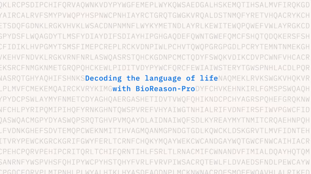 AI资讯：BioReason-Pro蛋白质结构推理预测示意图