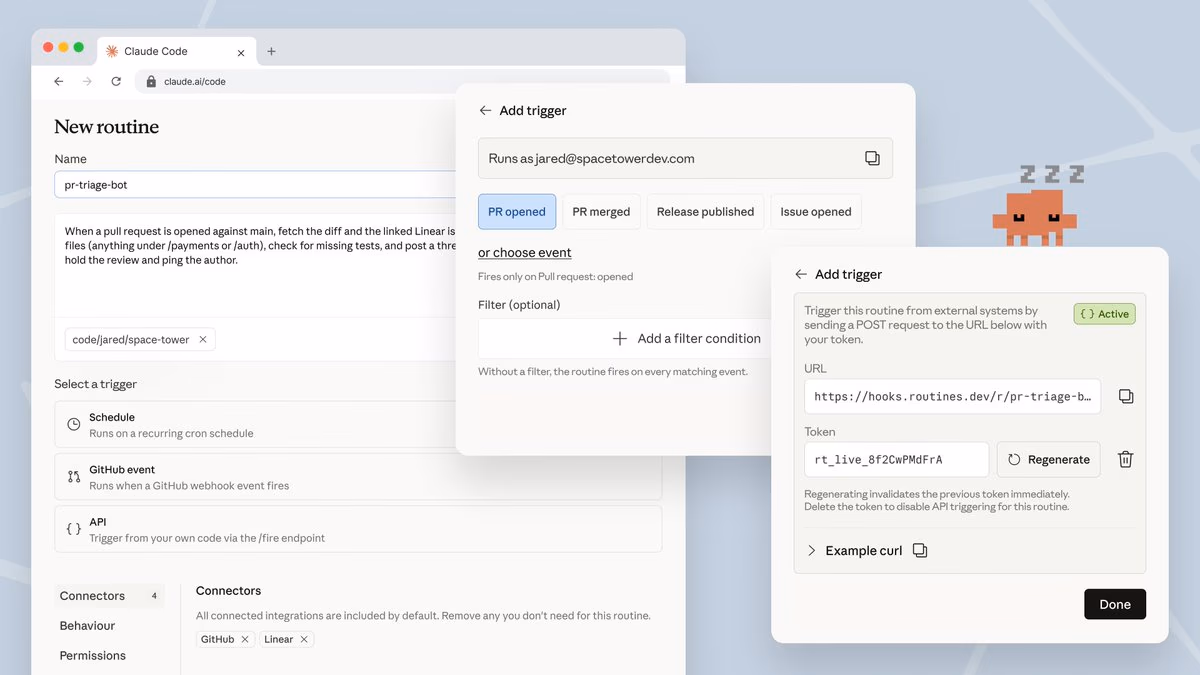 AI资讯：Claude Code Routines在云端后台运行自动化任务