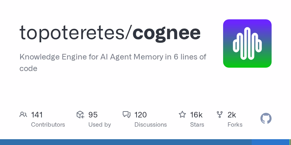 AI资讯：Cognee六行代码实现AI智能体长期记忆架构示意图