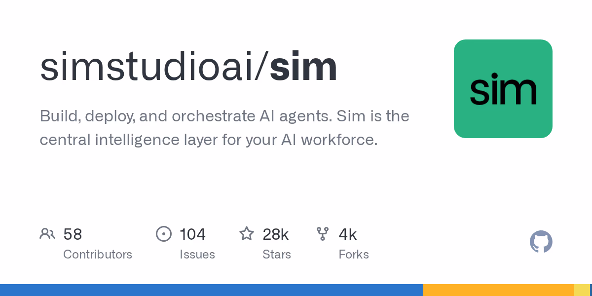 AI资讯：Sim项目分布式AI智能体架构逻辑图