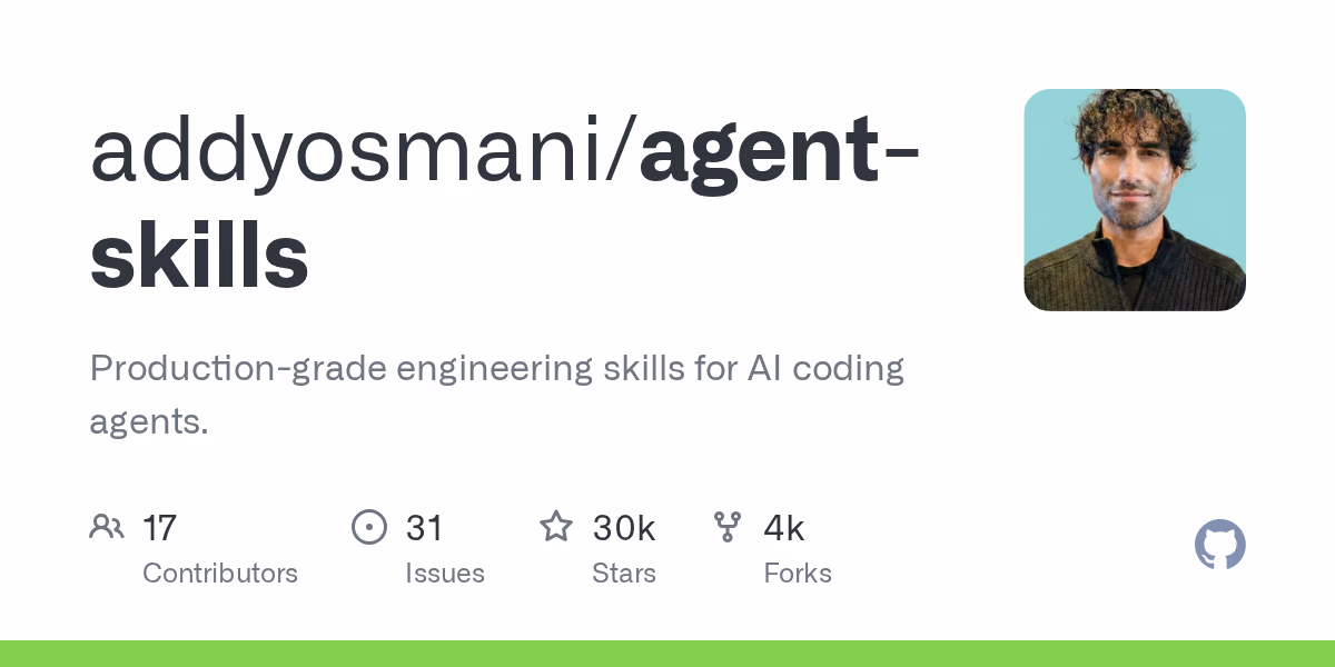 Vista Previa Social de Agent-Skills en GitHub