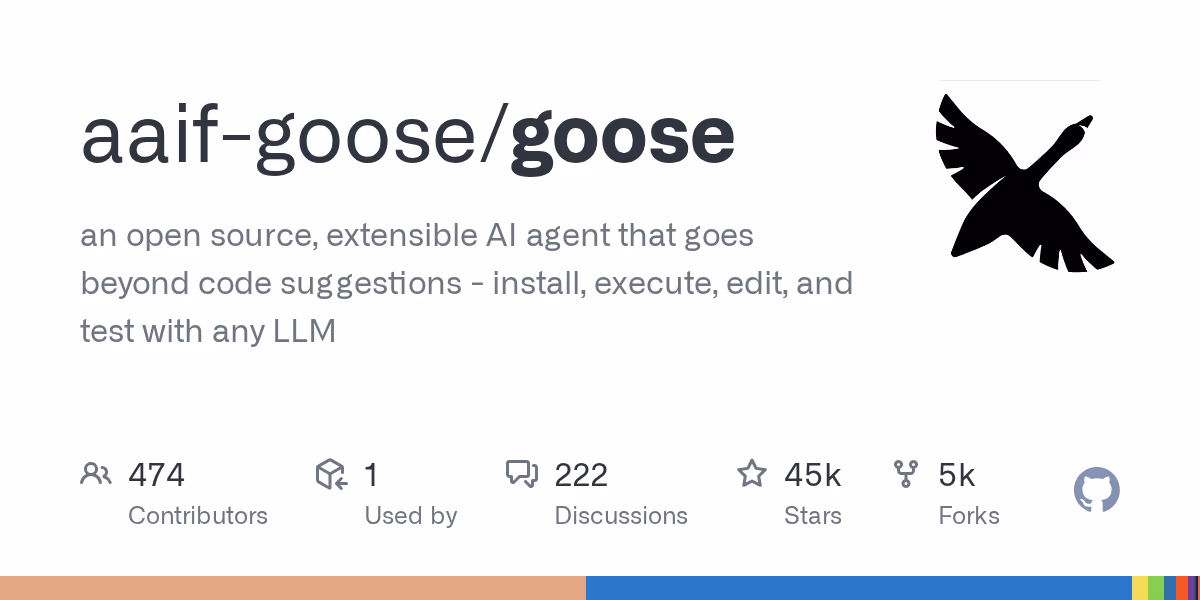 AI资讯：Goose智能体在终端执行代码测试画面